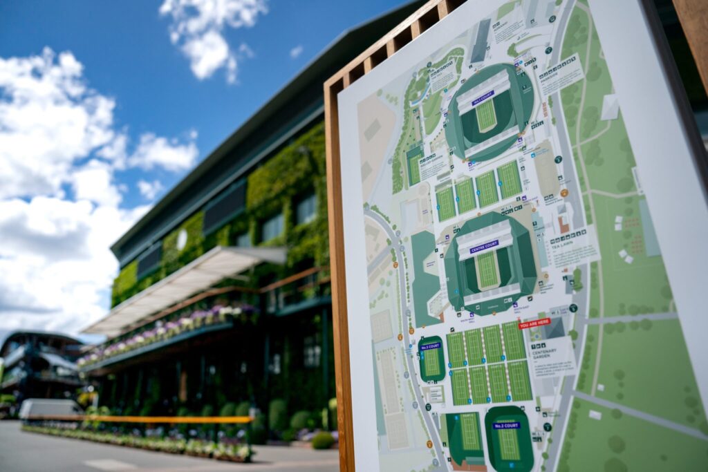 Wimbledon's signage_Image Credits_AELTC  Dillon Bryde